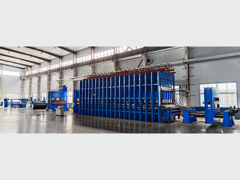 钢丝绳芯输送带平板硫化生产线